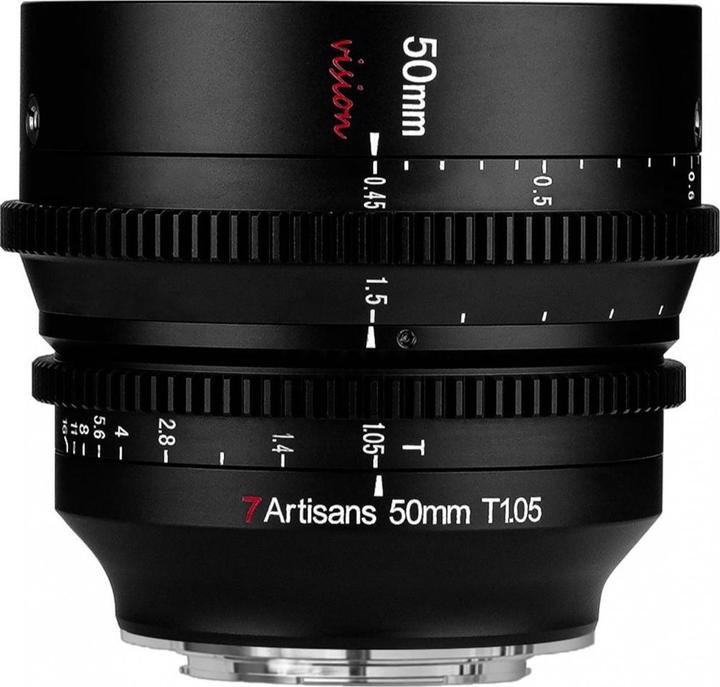 7artisans Focale fixe 50 mm T1.05 (Fujifilm X, APS-C / DX)