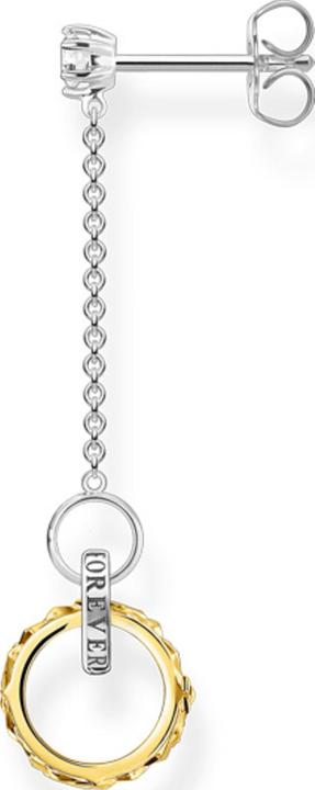 Produktbild Thomas Sabo Einzel Ohrring Krone gold (925er Silber)