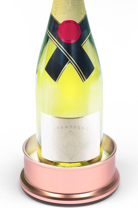 Actual product image Soiree Design Flaschen-Untersetzer (mit Beleuchtung) (1 x, Bottle coaster)