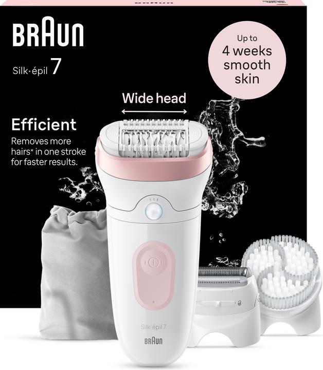 Braun Jaunums! Akcija! Silk 7 epilators ar piederumiem