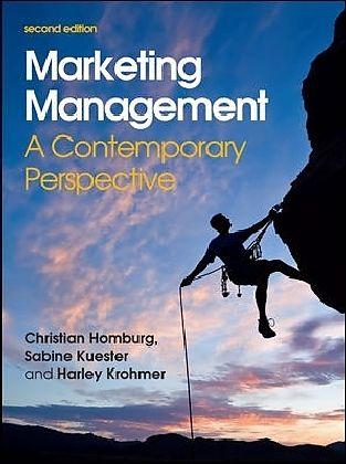 Actual product image Marketing Management (English, Christian Homburg, Sabine Küster, Harley Krohmer, 2013)