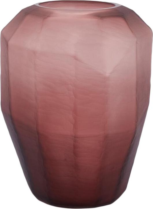 Produktbild Edg Facetten Glas Matt Bordeaux H: 38 cm