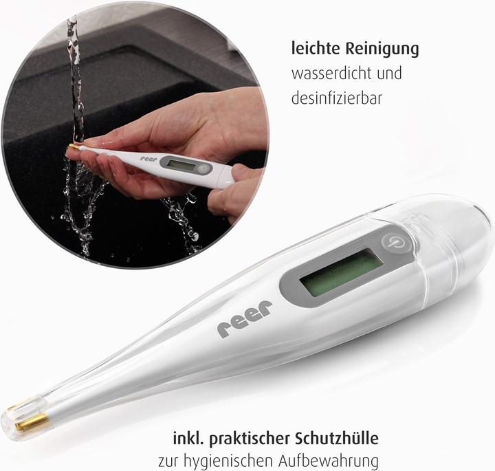 Actual product image Reer ClassicTemp digital clinical thermometer (Armpit, Mouth, Rectal)