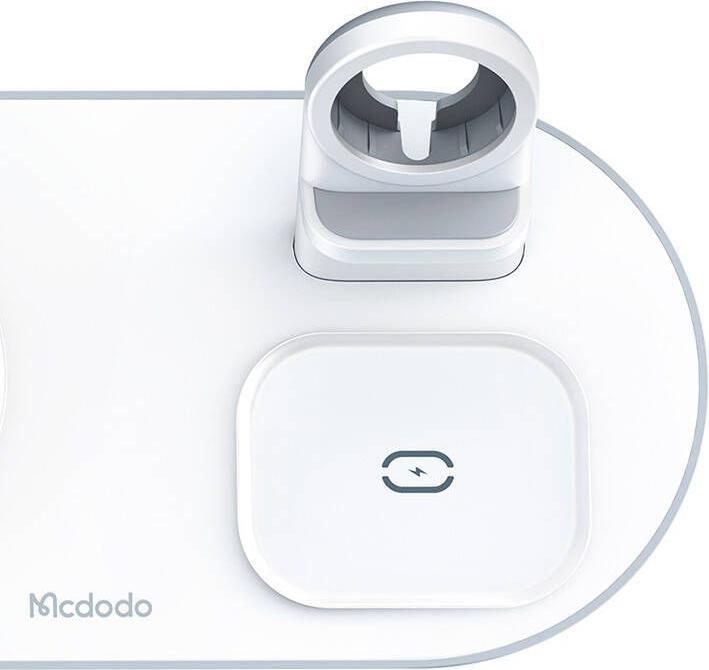 Actual product image Mcdodo 3 in 1 Wireless Charger 15W - White (15 W)