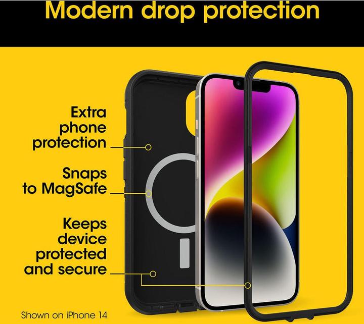 Produktbild OtterBox Defender XT mit MagSafe (Apple iPhone 15, Apple iPhone 14, Apple iPhone 16e, Apple iPhone 13)