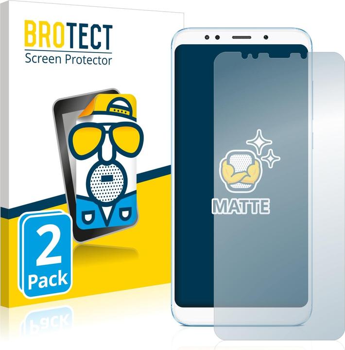Produktbild BROTECT Entspiegelungs-Schutzfolie Displayschutz Matt (2 Stück, Xiaomi Redmi 5 Plus)