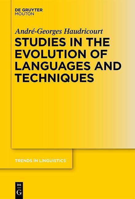Image du produit Études sur l'évolution des langues et des techniques (Anglais, André-Georges Haudricourt)