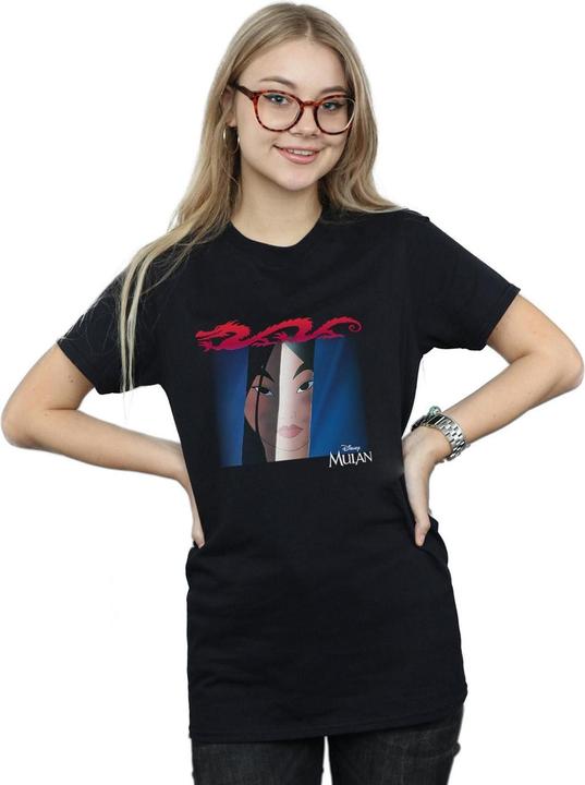 Immagine prodotto Disney Mulan Face Peep Maglietta Ampia Donna (M)