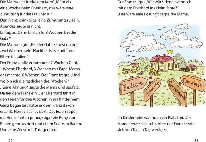 Produktbild Feriengeschichten vom Franz (Deutsch, Christine Nöstlinger, Erhard Dietl, 2019)