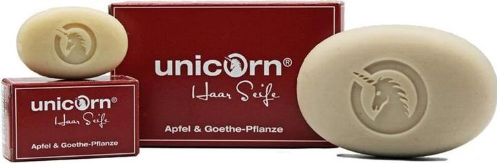 Actual product image Unicorn Hair soap apple & Goethe plant 16 g (Solid shampoo)