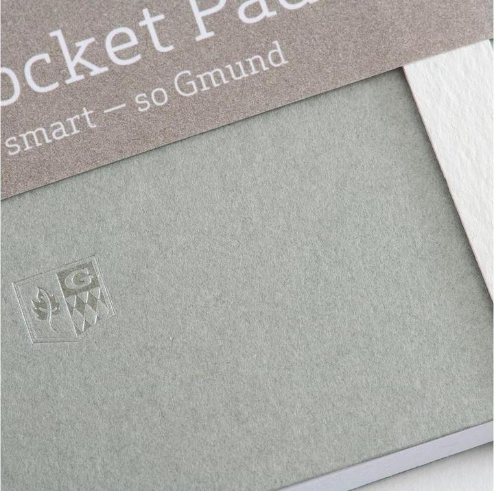 Actual product image Gmund Pocket Pad (6.7 x 13.8 cm, Plain, Hardcover)
