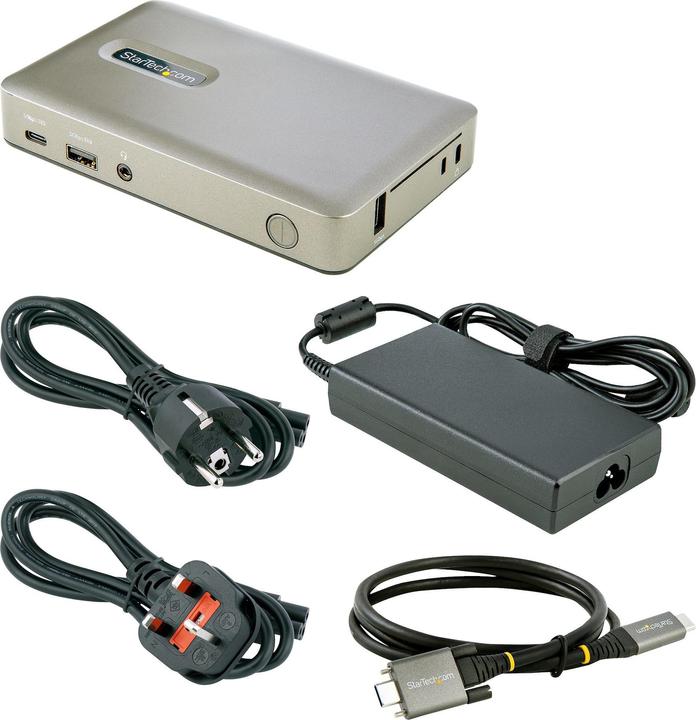 Actual product image StarTech USB C Dock DP or VGA (USB-C, 4 Ports)