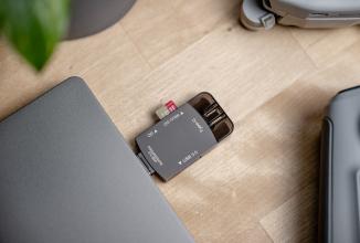 Produktbild Newell memory card reader Hub OTG 3in1 (USB-C, USB)