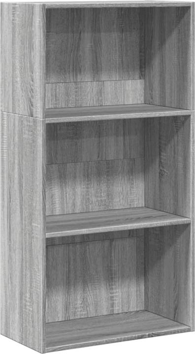 Produktbild VidaXL Bücherregal Regal Standregal Büroregal Aufbewahrungsregal Grau Sonoma (60 x 30 x 114 cm)