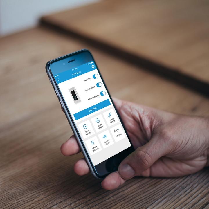 Actual product image Ring Video Doorbell Elite (Wi-Fi, Ethernet, App)
