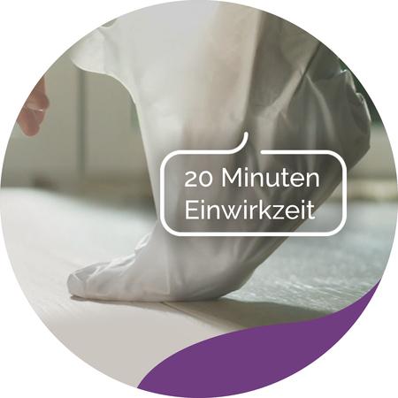 Actual product image Scholl Foot mask Lavender oil 1 pair (Foot mask)