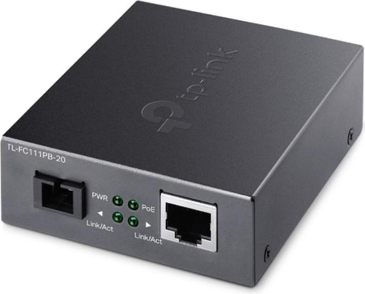 Produktbild TP-Link 10/100Mbps WDM Media Converter with 1-Port PoE (Media Konverter)