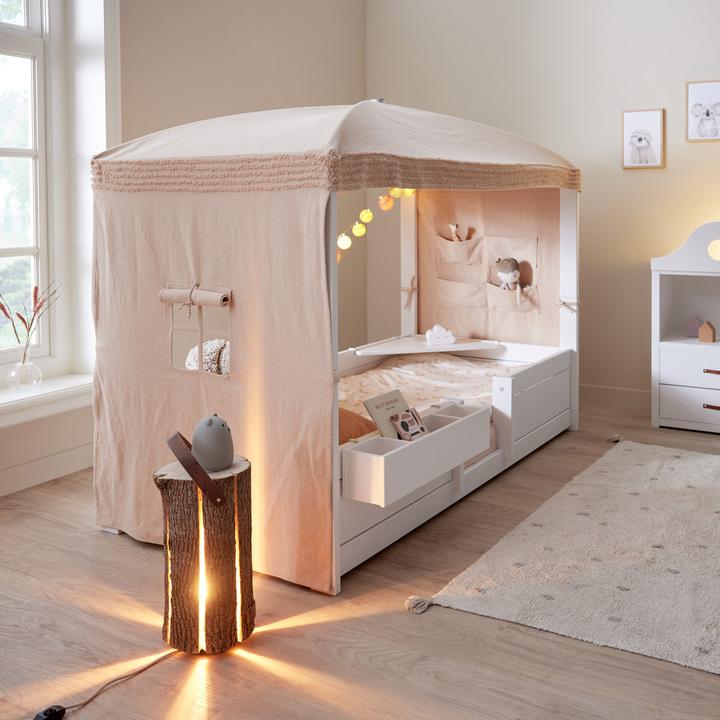 Produktbild Lifetime Kidsrooms Himmelbett 4 in 1 mit Himmel Fairy Dust,, Inkl. Roll Lattenrost (90 x 200 cm)