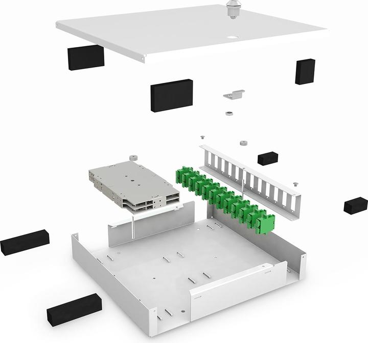 Produktbild Digitus LWL Unibox zur Wandmontage, Kompakt (Spleissbox)
