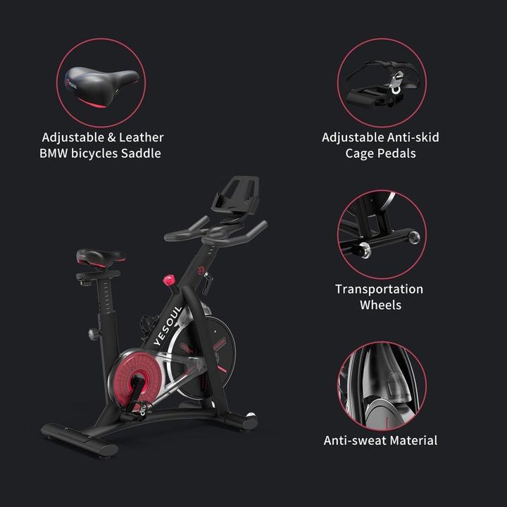 Actual product image Yesoul S3 Smart Indoor Cycle