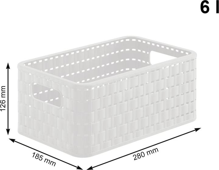 Image du produit Rotho Country (28 x 18.5 x 13 cm, 6 l)