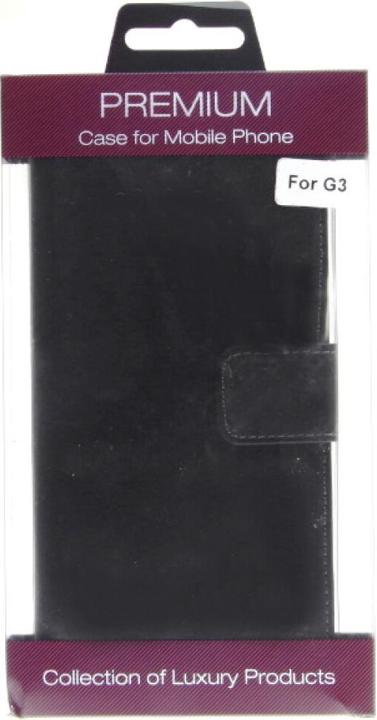 Immagine prodotto OEM Custodia a libro in pelle sottile per LG G3 - nero 4250710554010 (G3)