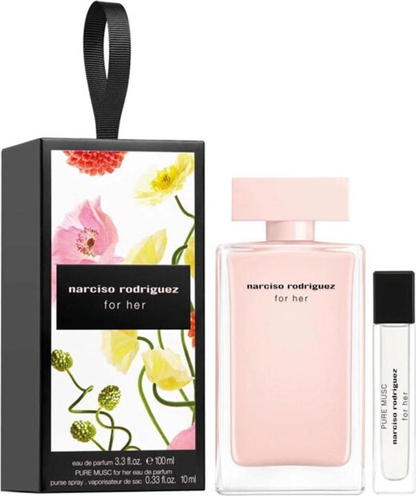 Actual product image Narciso Rodriguez For Her (L) SET EDP 100ml + EDP 10ml (Fragrance set)