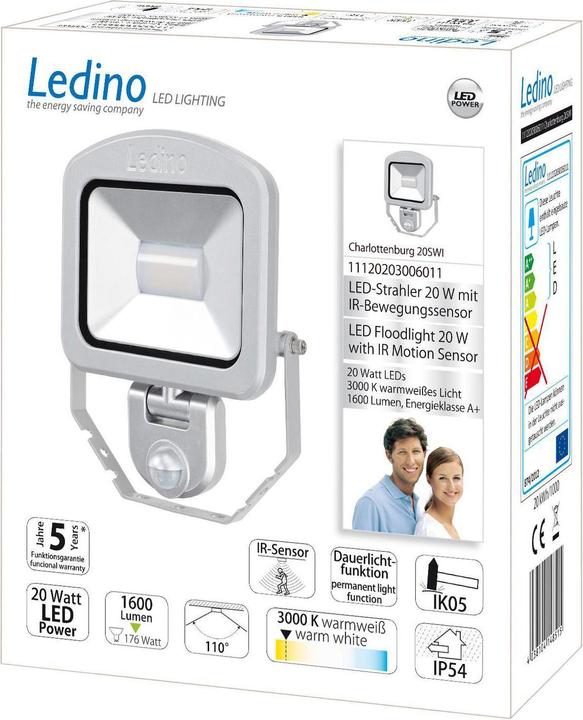 Produktbild Ledino LED-Strahler m. Sensor (1600 lm, IP54)
