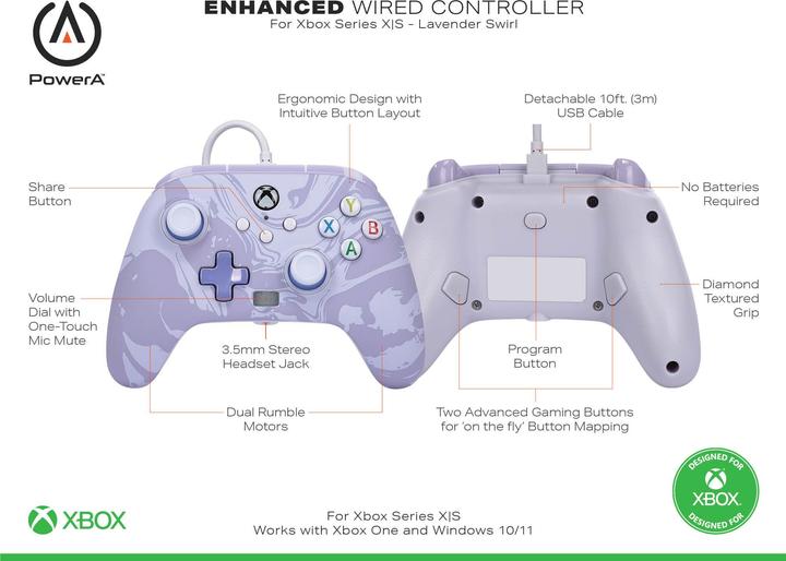 Actual product image PowerA Enhanced Wired Controller (Xbox Series X, Xbox Series S)