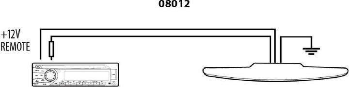Image du produit Phonocar Antenne à coller pour vitre AM/FM