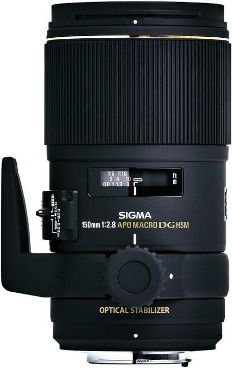 Actual product image Sigma 150mm F2.8 EX DG APO MACRO OS HSM, Canon EF (Canon EF-S, Canon EF, full size)
