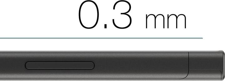 Actual product image Avizar Crystal clear film, glass screen protector (1 Piece, Sony Xperia XA1)