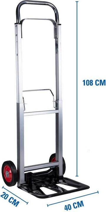 Produktbild Kinzo Hand truck foldable alu 90kg (90 kg)