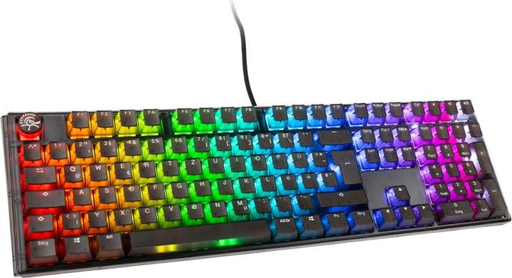 Immagine prodotto Ducky Tastiera da gioco One 3 Aura Black, LED RGB - MX-Speed-Silver (DE, Cablato)