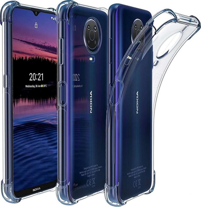Actual product image Screenguard Nokia G20 Cover Crystal Soft Airbag Bumper (Nokia G20)