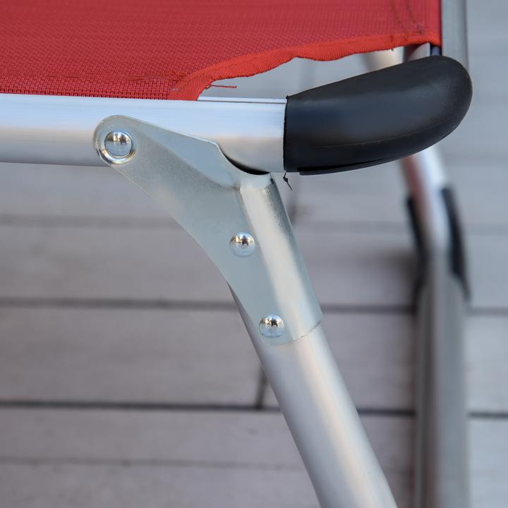 Immagine prodotto Outsunny Lettino da giardino regolabile a 5 livelli (80 cm)