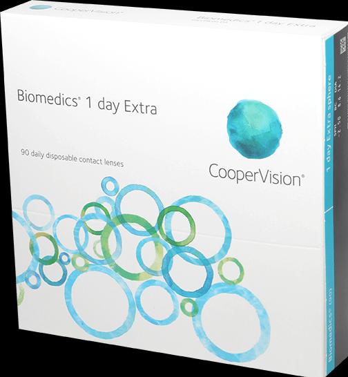 Immagine prodotto Biomedics 1 giorno Extra (90 Pezzo/i, Lente quotidiana, Sferico)