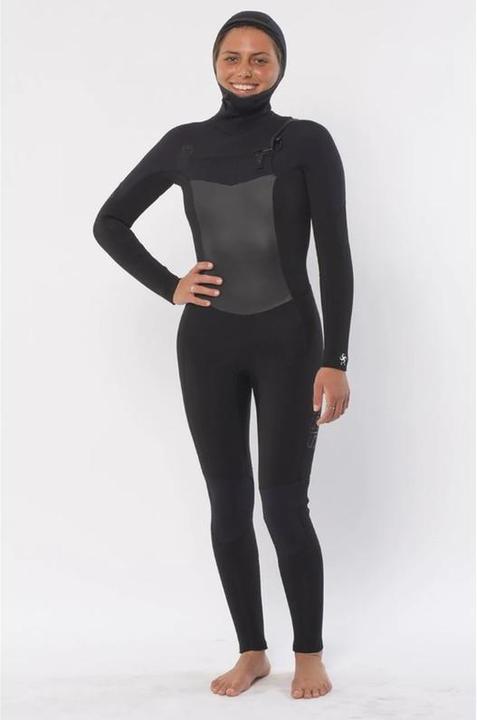 Image du produit Sisstrevolution Combinaison néoprène femme 7 Seas Chest Zip à capuche solid black (5/4 mm, 4)