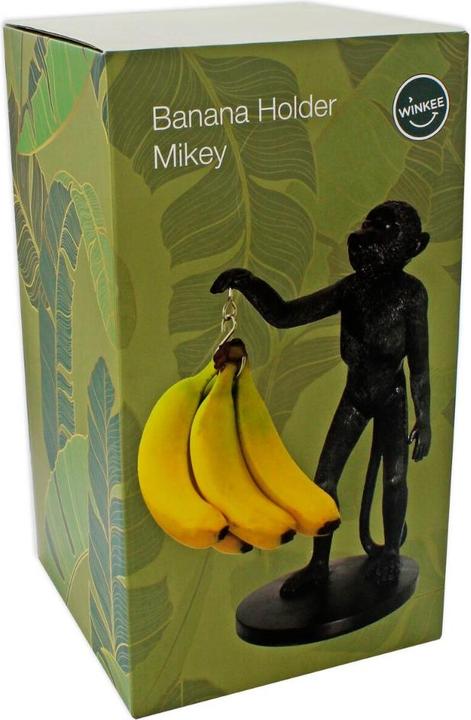 Actual product image Winkee Fruit holder - Monkey Banana holder - Black