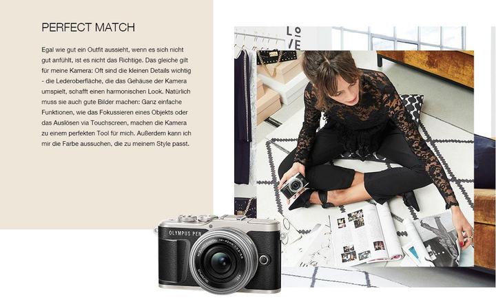 Actual product image Olympus PEN E-PL9 Kit (14 - 42 mm, 16.10 Mpx, Micro Four Thirds)