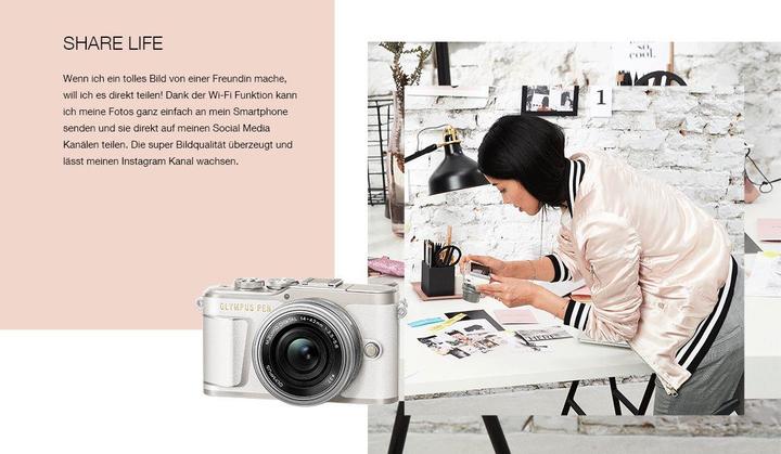 Actual product image Olympus PEN E-PL9 Kit (14 - 42 mm, 16.10 Mpx, Micro Four Thirds)