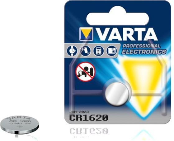 Actual product image Varta Electronics CR1620 (1 pcs., CR1620, 70 mAh)