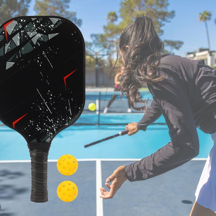 Image du produit Hermex Set de 3 raquettes de pickleball Raquettes de padel avec balles