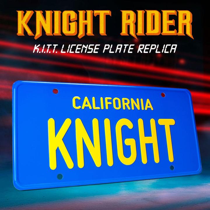 Produktbild Doctor Collector Knight Rider plaque d'immatriculation