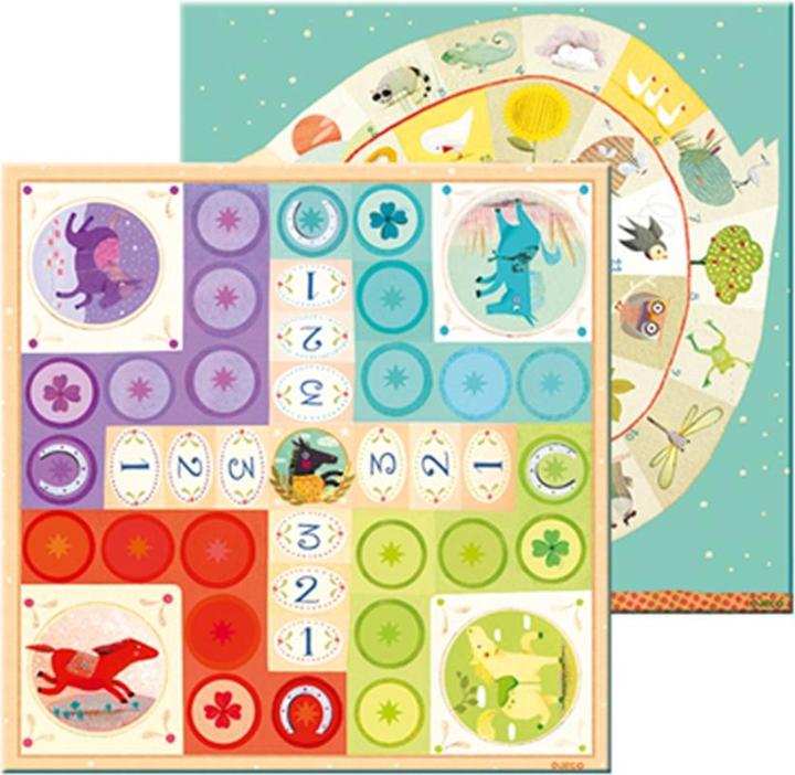 Actual product image Djeco Ludo & Co Junior (German, French, Italian, English)