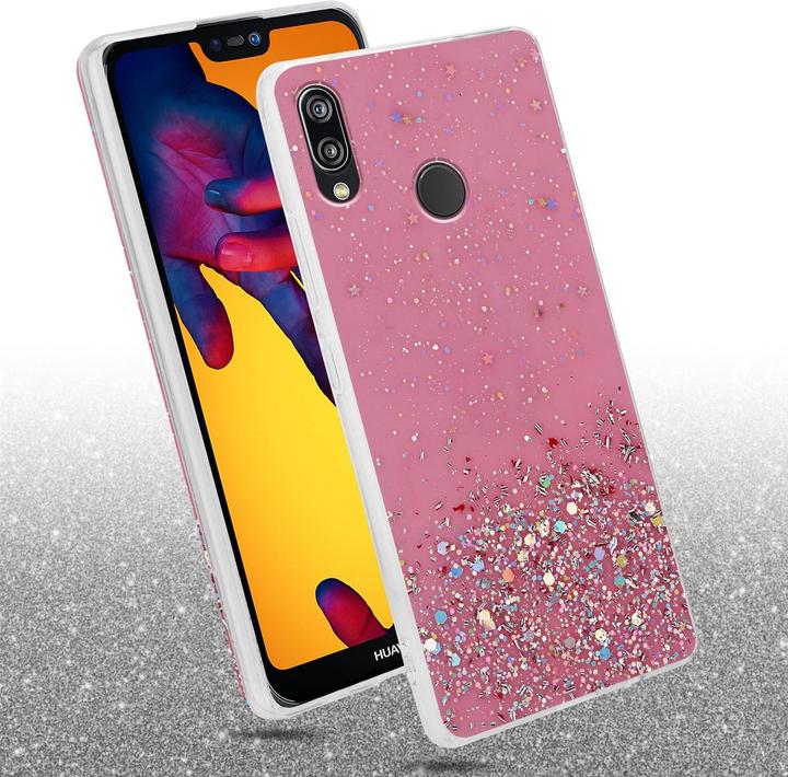 Image du produit Cadorabo Couverture TPU paillettes scintillantes (Huawei Nova 3E)