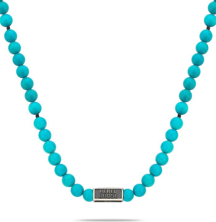 Immagine prodotto Rebel & Rose NL034-S-70 Collana da uomo Turchese Delight 70 cm (Argento 925)