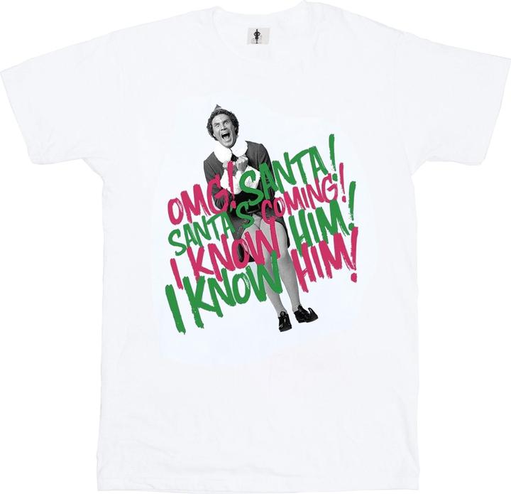 Immagine prodotto Elf Santa's Coming Maglietta Ampia Donna (S)