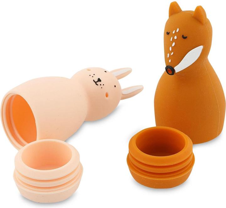 Trixie Baby Animaux à éclabousser en silicone Lapin & Renard
