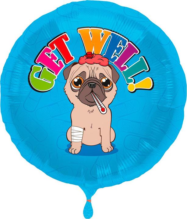 Actual product image Folat Get Well Soon Foil Balloon - 45cm (1 x)